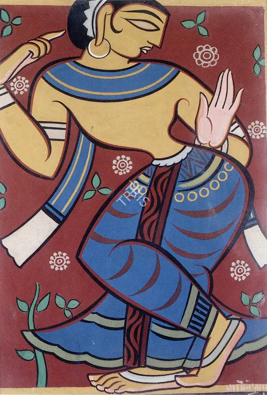 Roy, Jamini (Artist). Gopini, n.d. | Painting