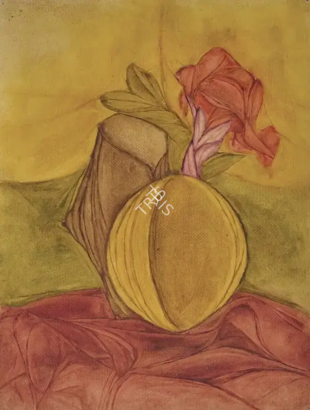 Nair, Surendran (Artist). Untitled. Acrylic on canvas paper, n.d. | Painting | FineArts | 00603800