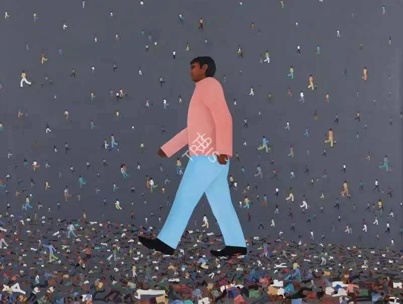 Nandi, Apurba (Artist). Between the Big and Small, 2014 | Painting
