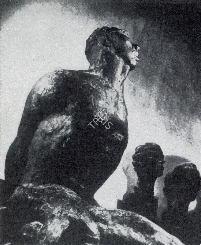 Dagupta, Prodosh (Artist). In Bondage. Plaster for Bronze, 1943 | Marg, December 1962 | Sculpture | FineArts | 00674773