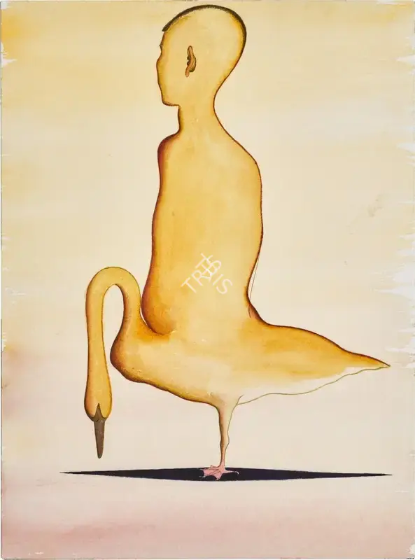 Nair, Surendran (Artist). Labyrinth of Brahma's Solitude or The Adventures of Zeus (Corollary Mythologies). Watercolour and pencil on paper, 1998 | Painting | FineArts | 00547591