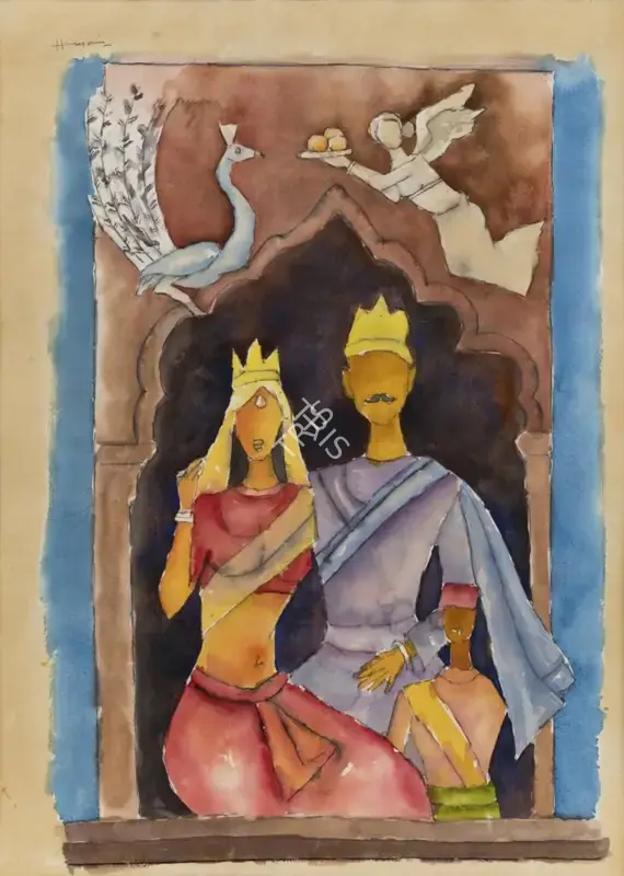Husain, M.F. (Artist). Untitled, n.d. | Painting