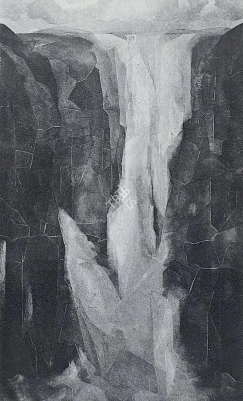 Sabavala, Jehangir (Artist). Of Cliff and Fall III. 1978 | Art Heritage 7, 1987-1988 | Painting | FineArts | 00530243