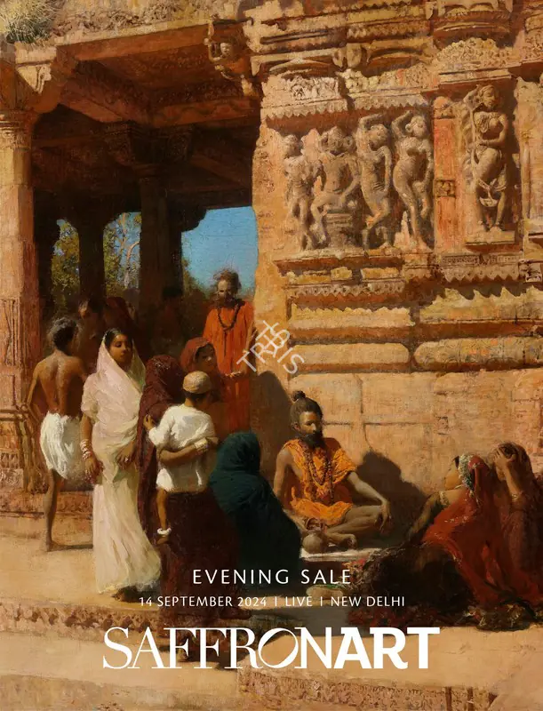Saffronart (Auction House). Evening Sale. 14 September 2024, New Delhi | Auction Catalogue | EconomicsArt | 00862533