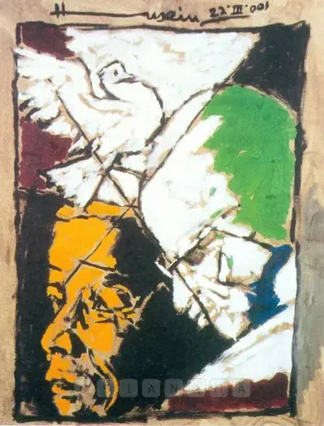 Husain, M.F. (Artist). Untitled, 2001 | Painting