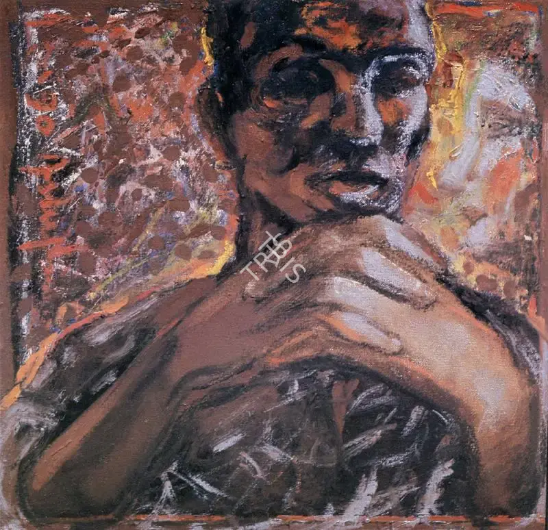 Sud, Anupam (Artist). Pensive. 1990 | Art Heritage 15, 1995-1996 | Painting | FineArts | 00530362