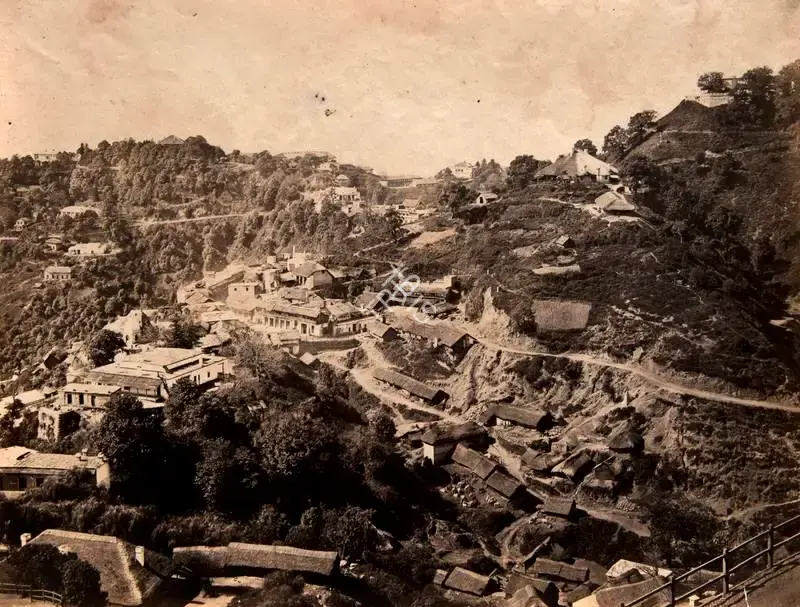 Sache, John Edward (Photographer). Views around Shimla - Eight views around Simla or another hill station. Albumen print, c.1875 | Antiquarian Photograph | Photography | 00116209