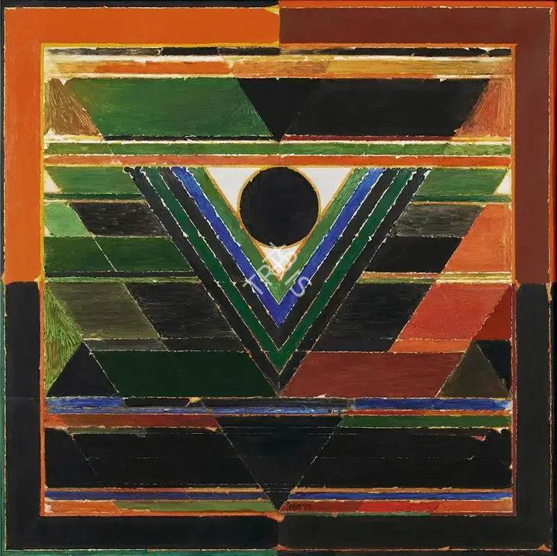 Raza, S.H. (Artist). Ankuran, 1989 | Painting