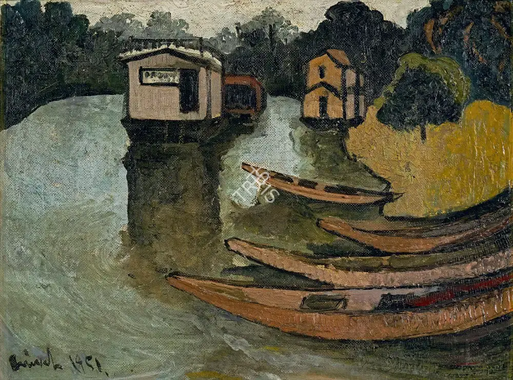 Chandra, Avinash (Artist). Untitled, 1951 | Painting