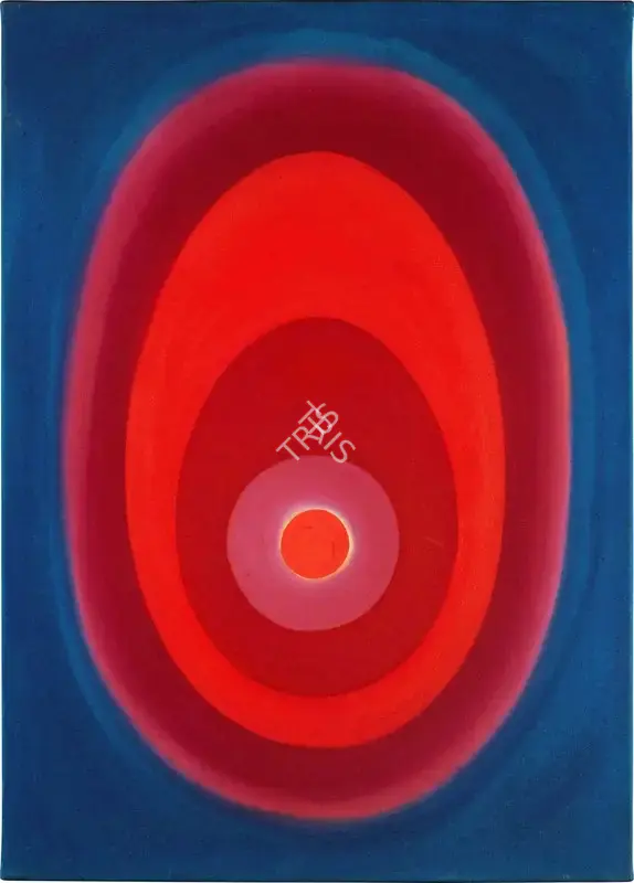 Mohanti, Prafulla (Artist). Untitled. Pigment on cloth, 1982 | Painting | FineArts | 00604816