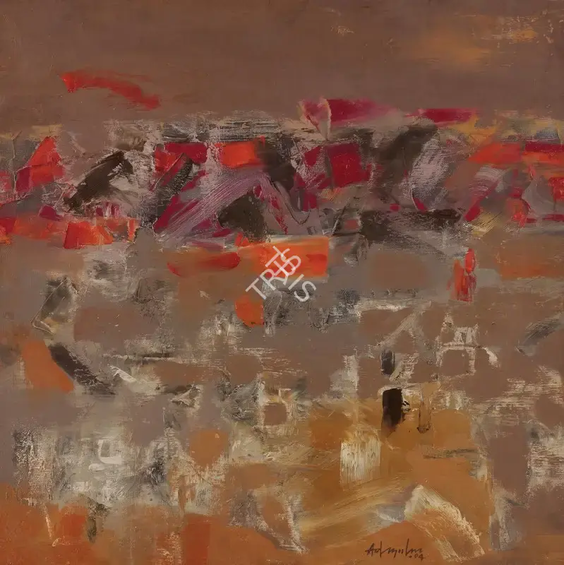 Adimoolam, K.M. (Artist). Untitled. Oil on canvas, 2004 | Painting | FineArts | 00755765
