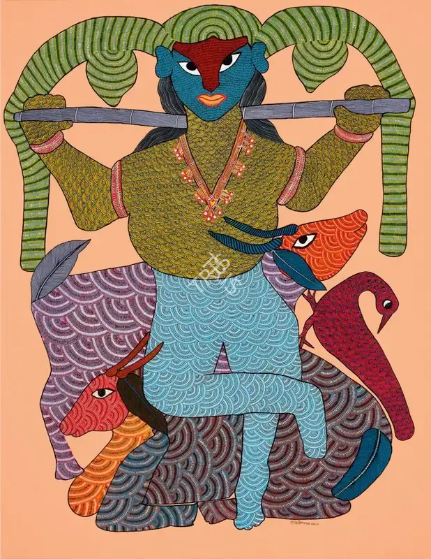 Shyam, Nankusia (Artist). Untitled, 2022 | Painting