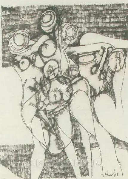 Chandra, Avinash (Artist). Untitled, 1963 | Drawing