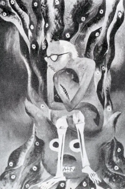 Parimoo, Ratan (Artist). Death's Arena. n.d. | Artrends, July-October 1980 - January-April 1981 | Painting | FineArts | 00551660