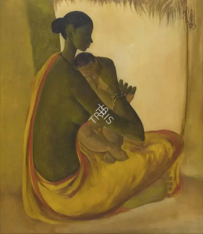 Prabha, B. (Artist). Untitled, 1977 | Painting