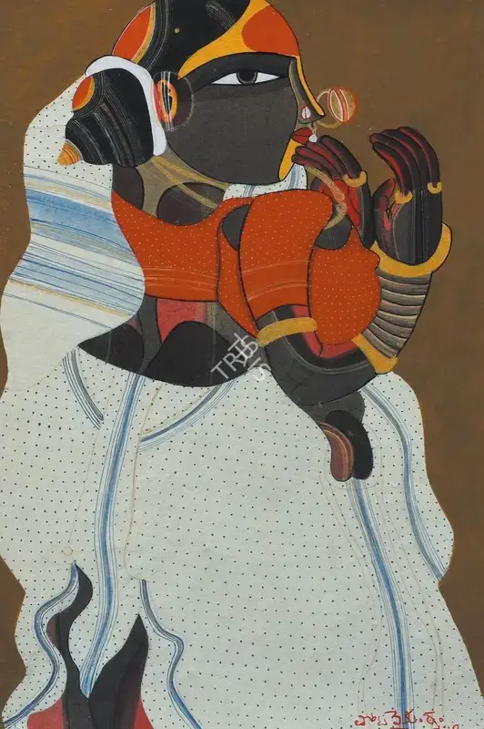 Vaikuntam, Thota (Artist). Untitled. Gouache on mountboard pasted on board, 2001 | Painting | FineArts | 00646382
