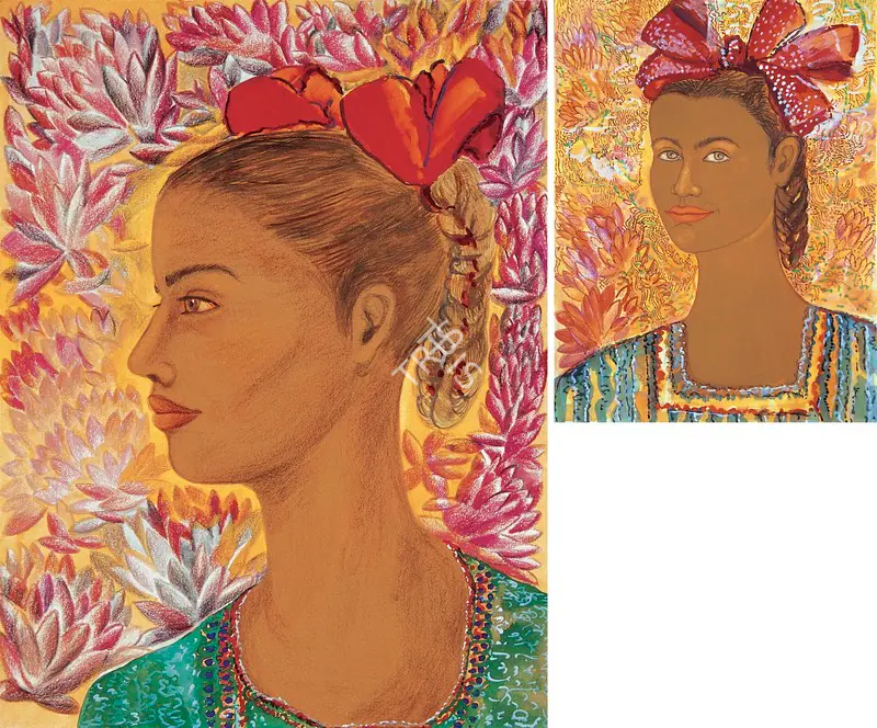Chopra, Suneela B. (Artist). Image of the Self; She, 1997-1998 | Painting