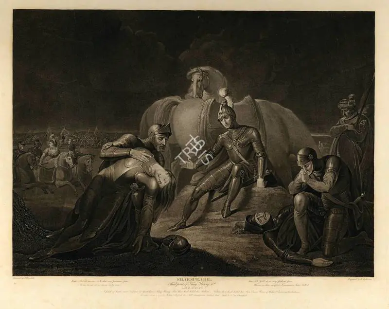 Boydell, After Josiah (Artist). (Third part of) King Henry 6th - Act II, Scene V - A. 1794 | Aquatint | PopCulture | 00092166
