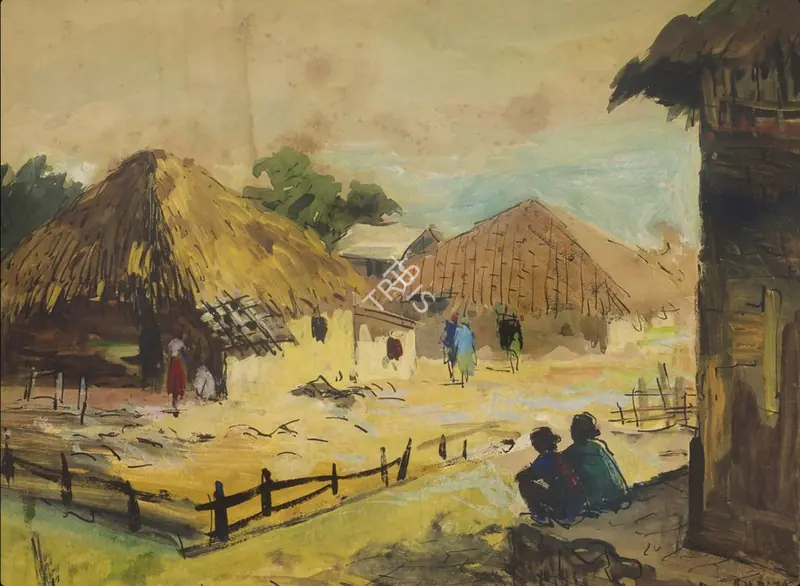 Raza, S.H. (Artist). Untitled, circa 1940 | Painting