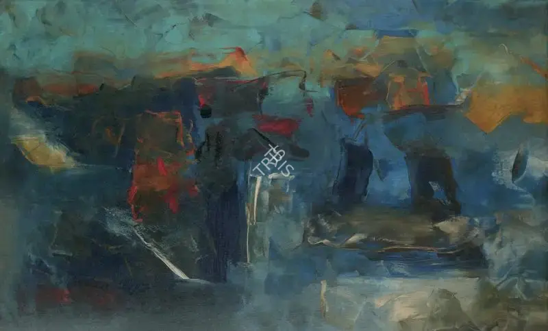 Adimoolam, K.M. (Artist). Untitled. Oil on canvas, 2003 | Painting | FineArts | 00417185