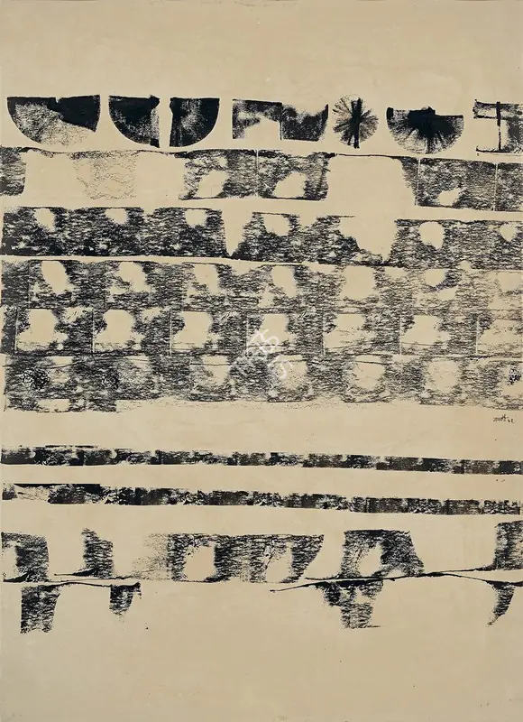 Gaitonde, V.S. (Artist). Untitled. Ink on paper, 1963 | Painting | FineArts | 00416962