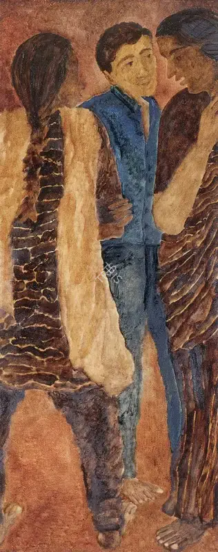 Husain, Shamshad (Artist). Untitled, 1991 | Painting