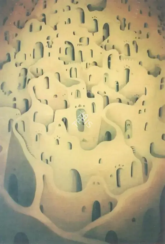 Raza, S.H. (Artist). Encounter (Bindu Series), 1995 | Painting