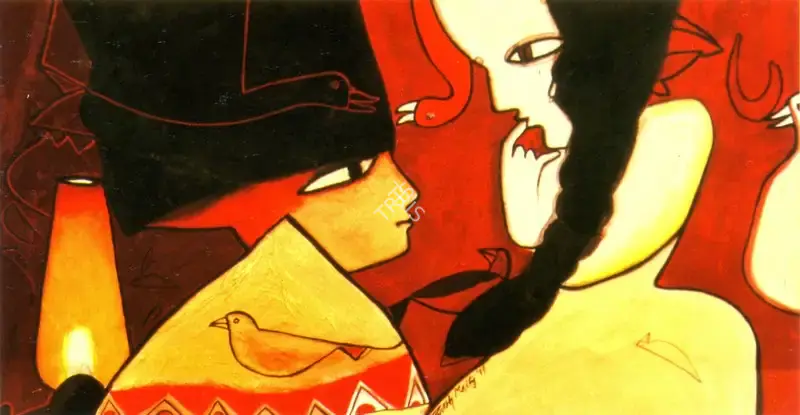 Maity, Paresh (Artist). Untitled, 1999 | Painting