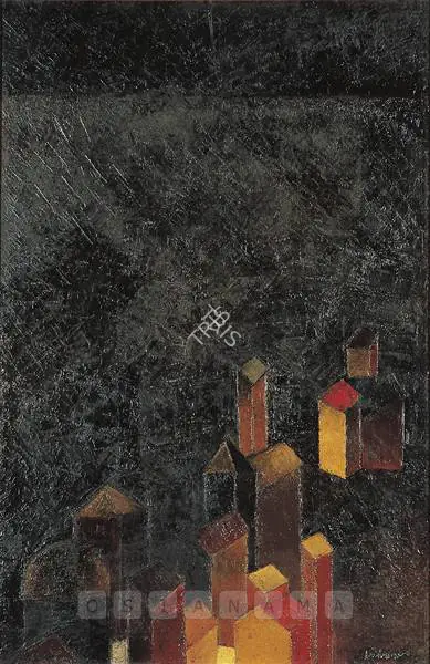Padamsee, Akbar (Artist). Horizon IV, 1957 | Painting