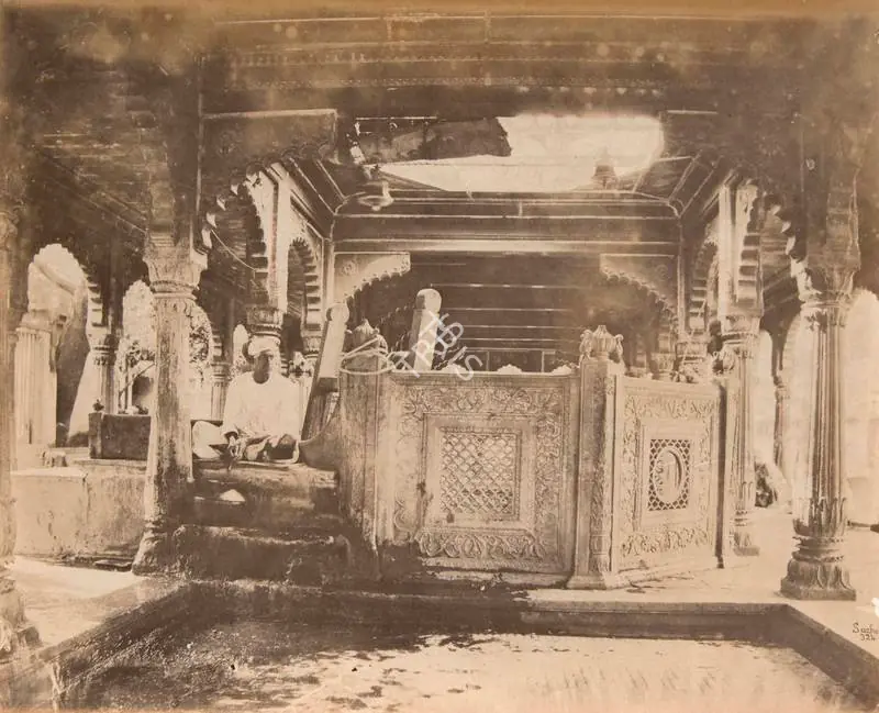 Sache, John Edward (Photographer). Ruined interior of a mosque - Seven views at Benares, Bombay, Kashmir and elsewhere. Albumen print, c.1880 | Antiquarian Photograph | Photography | 00116212