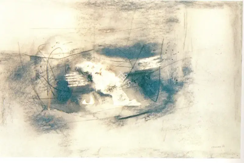 Shreshtha, Laxman (Artist). Untitled. Mixed media on paper, n.d. | Painting  | 00878293