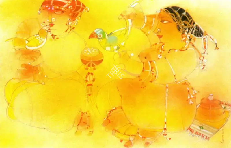 Bandopadhyay, Ramananda (Artist). Untitled, 2001 | Painting