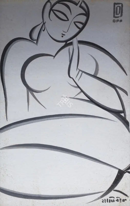 Roy, Jamini (Artist). Untitled, n.d. | Painting