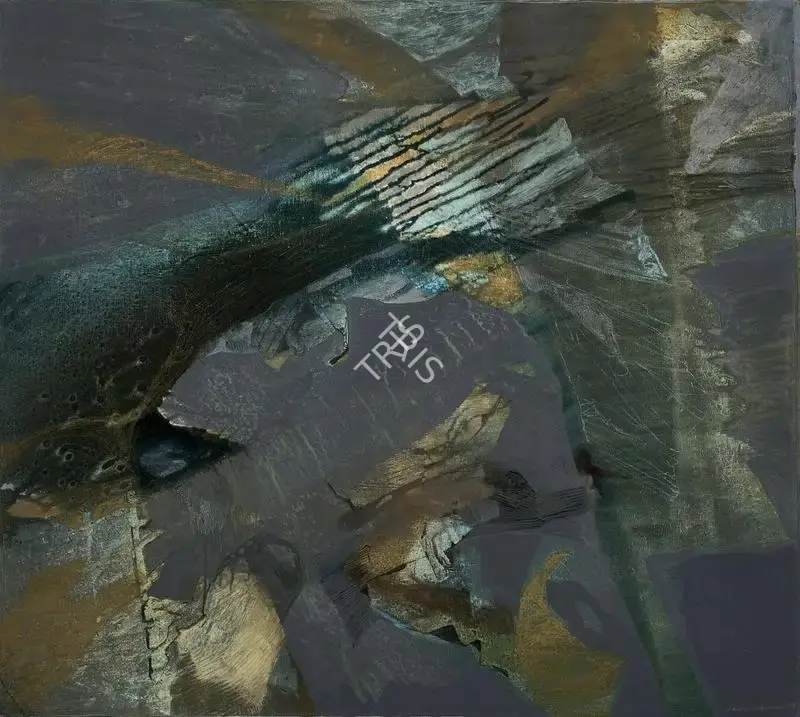 Chatterjee, Arindam (Artist). Dawn January 2005. Acrylic and pastel on canvas, 2005 | Painting | FineArts | 00416338