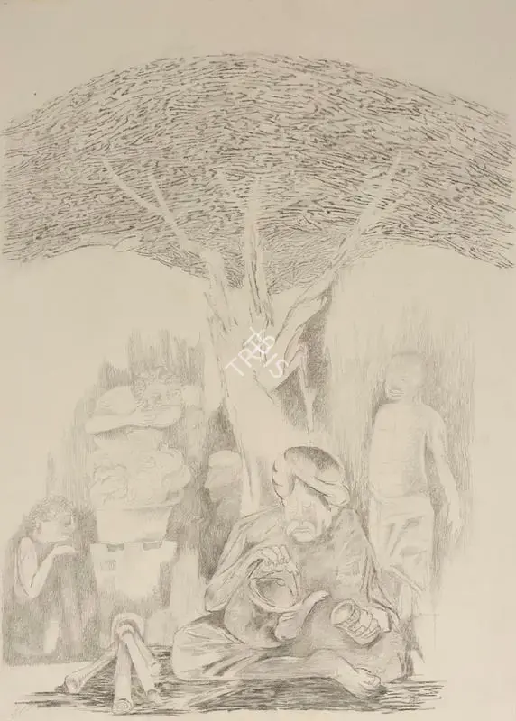 Khanna, Krishen (Artist). Untitled, n.d. | Drawing
