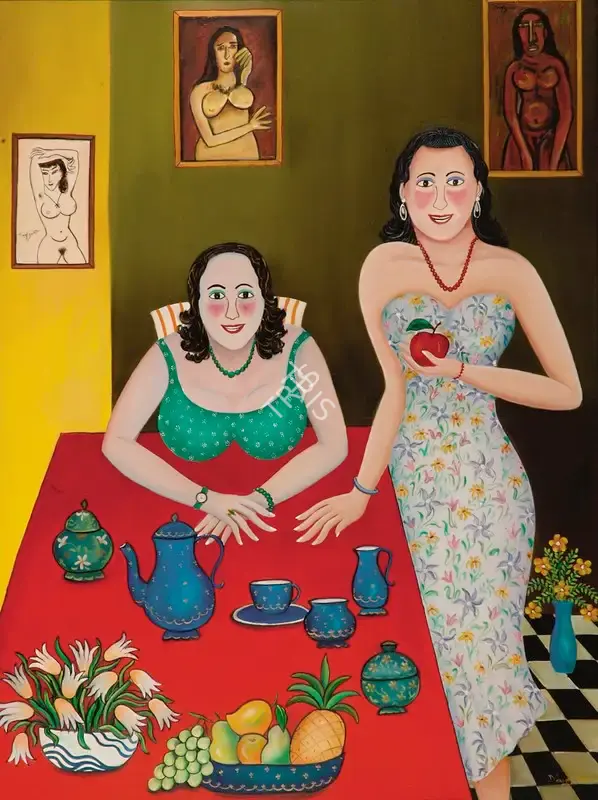 Kanodia, Nayanaa (Artist). Ode to Souza, 2005 | Painting