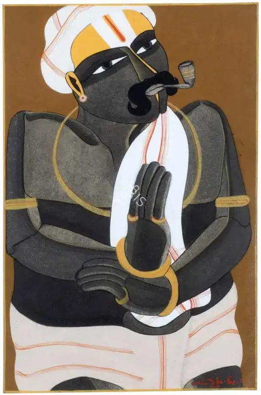 Vaikuntam, Thota (Artist). Untitled. Acrylic on paper, 2000 | Painting | EconomicsArt | 00870630