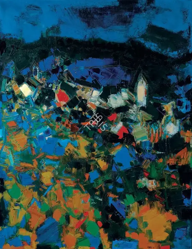 Raza, S.H. (Artist). Haute Provence, 1961 | Painting