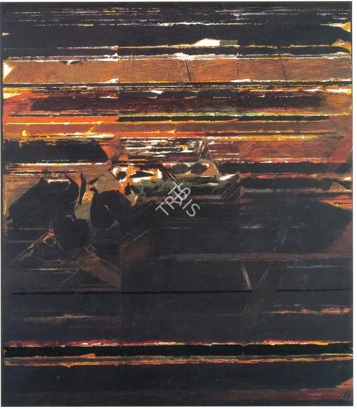 Raza, S.H. (Artist). Terra Amata, 1984 | Painting
