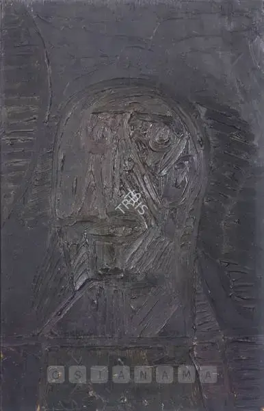 Souza, F.N. (Artist). Black Head, 1965 | Painting