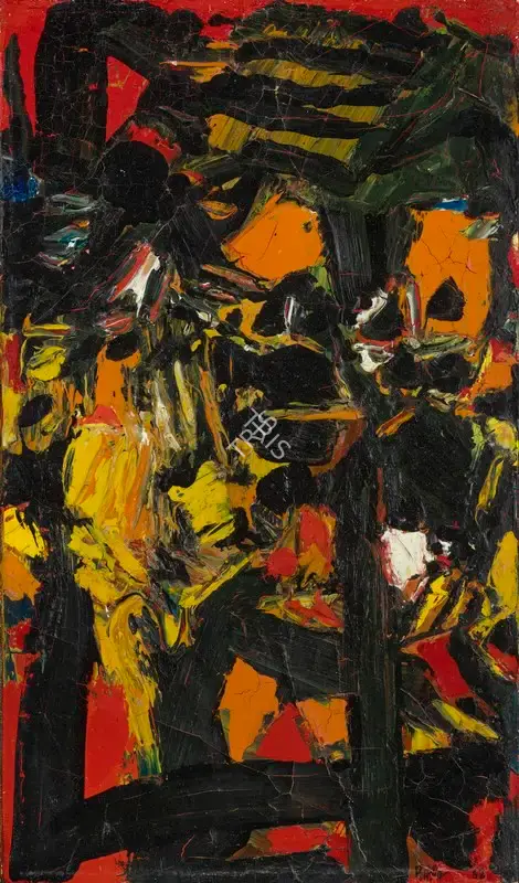 Raza, S.H. (Artist). Les Champs (The Field), 1962 | Painting