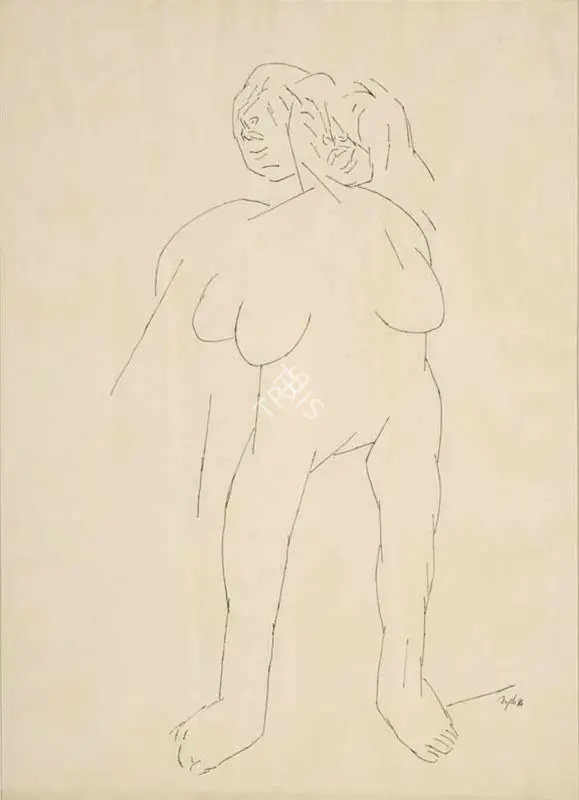 Mehta, Tyeb (Artist). Untitled, 1986 | Drawing