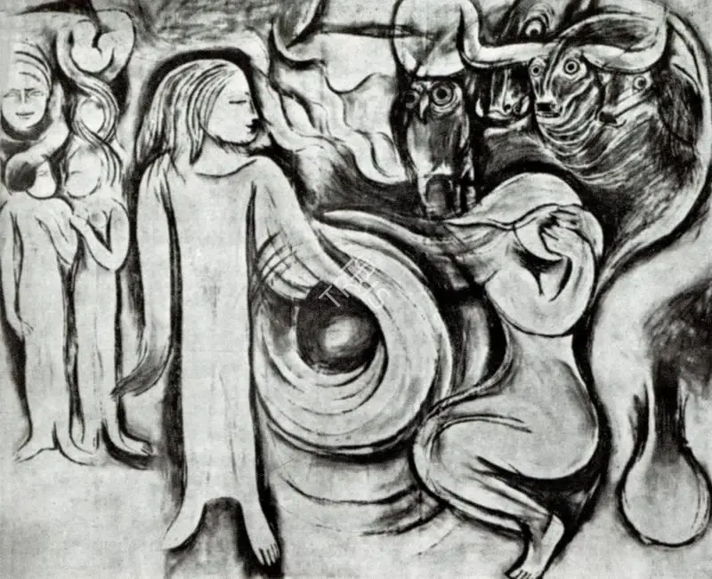 Alphonso (Artist). The Redeemer. n.d. | Artrends, July-October 1965 | Painting | FineArts | 00551343