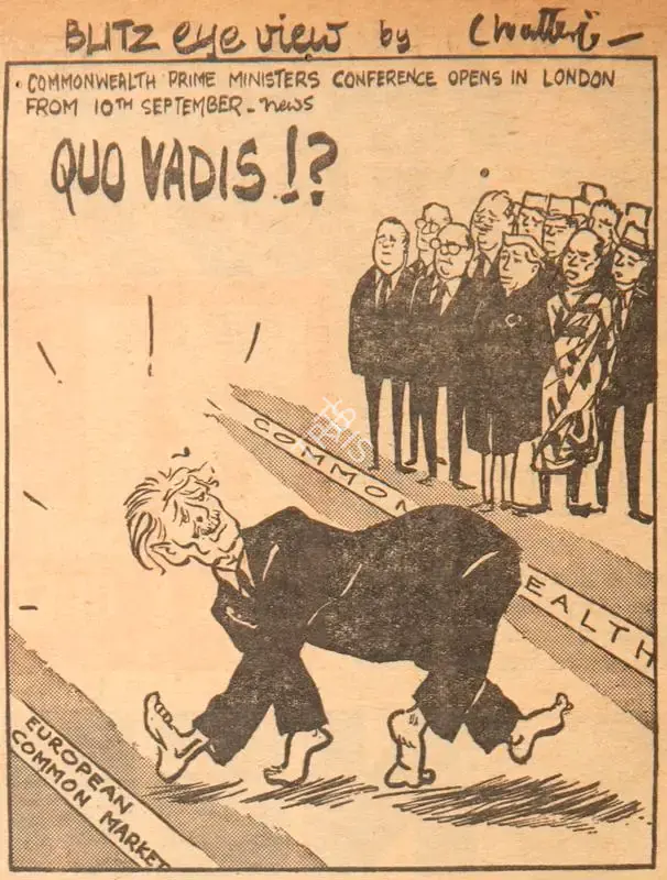 Chatterjee, Basu (Cartoonist). Quo Vadis ! ?, 1962 | Cartoons
