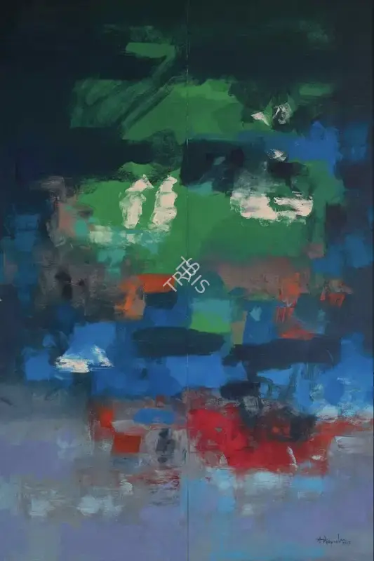 Adimoolam, K.M. (Artist). Untitled. Oil on canvas, 2007 | Painting  | 00868885