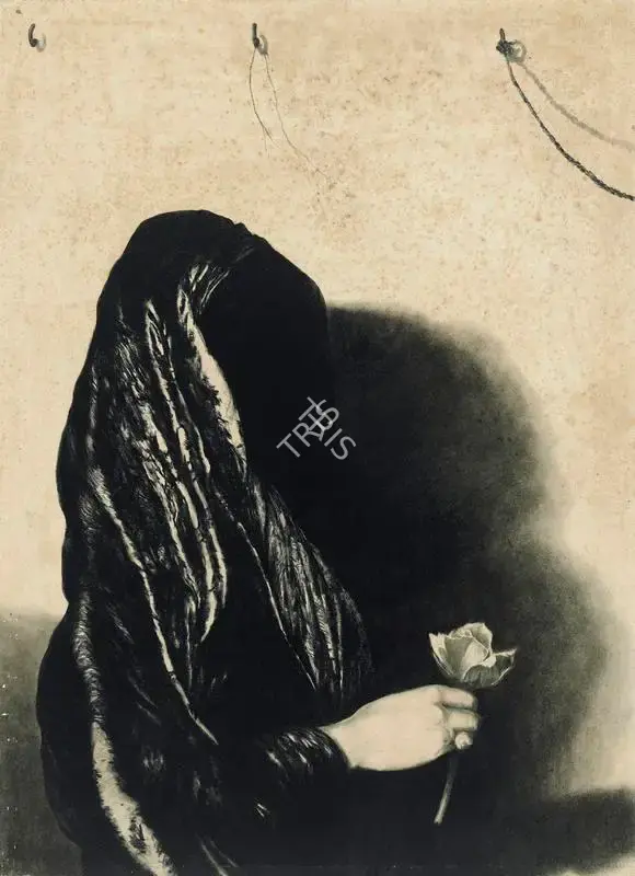 Bhattacharjee, Bikash (Artist). Untitled. Mixed media on paper laid on card, 1981 | Painting | FineArts | 00338015