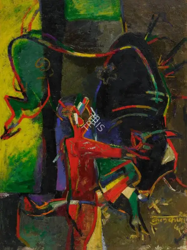 Kulkarni, K.S. (Artist). Untitled, 1960 | Painting