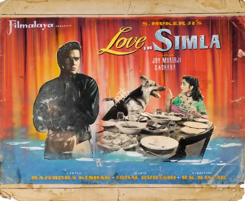 Mukerjee, S. (Producer), Love In Simla, 1960 | Showcard | CinemaEducation | 00763156