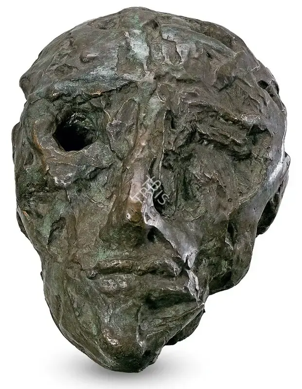 Padamsee, Akbar (Artist). Untitled (Head), n.d. | Sculpture