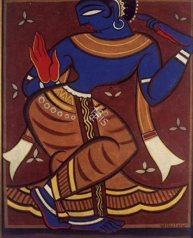 Roy, Jamini (Artist). Gopini, n.d. | Painting